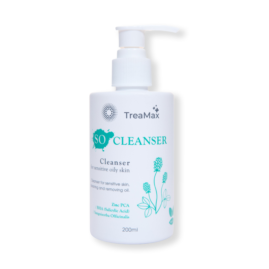 Gel rửa mặt Da dầu TreaMax SO Cleanser (200ml)