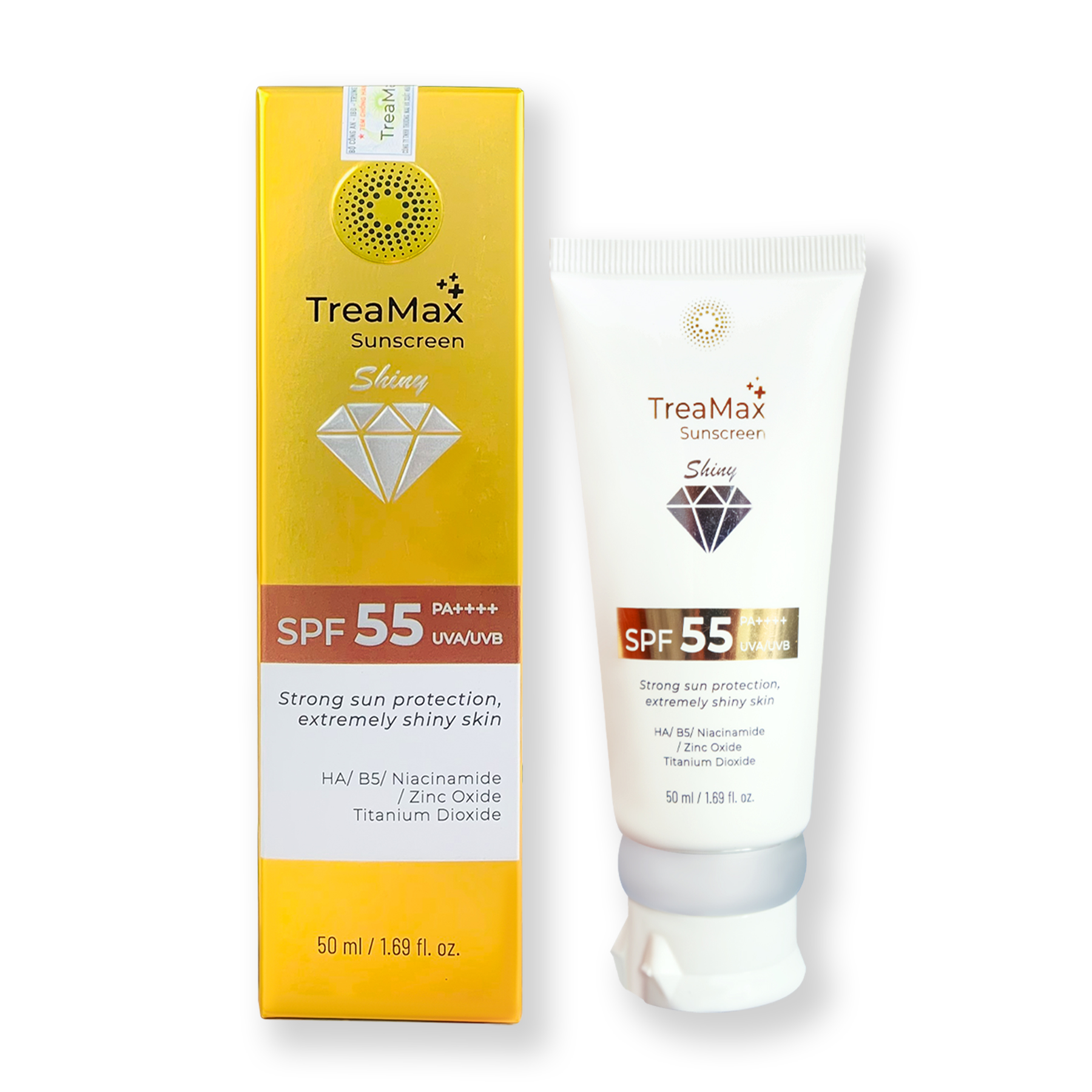 Kem Chống Nắng Căng Bóng TreaMax Sunscreen Shiny